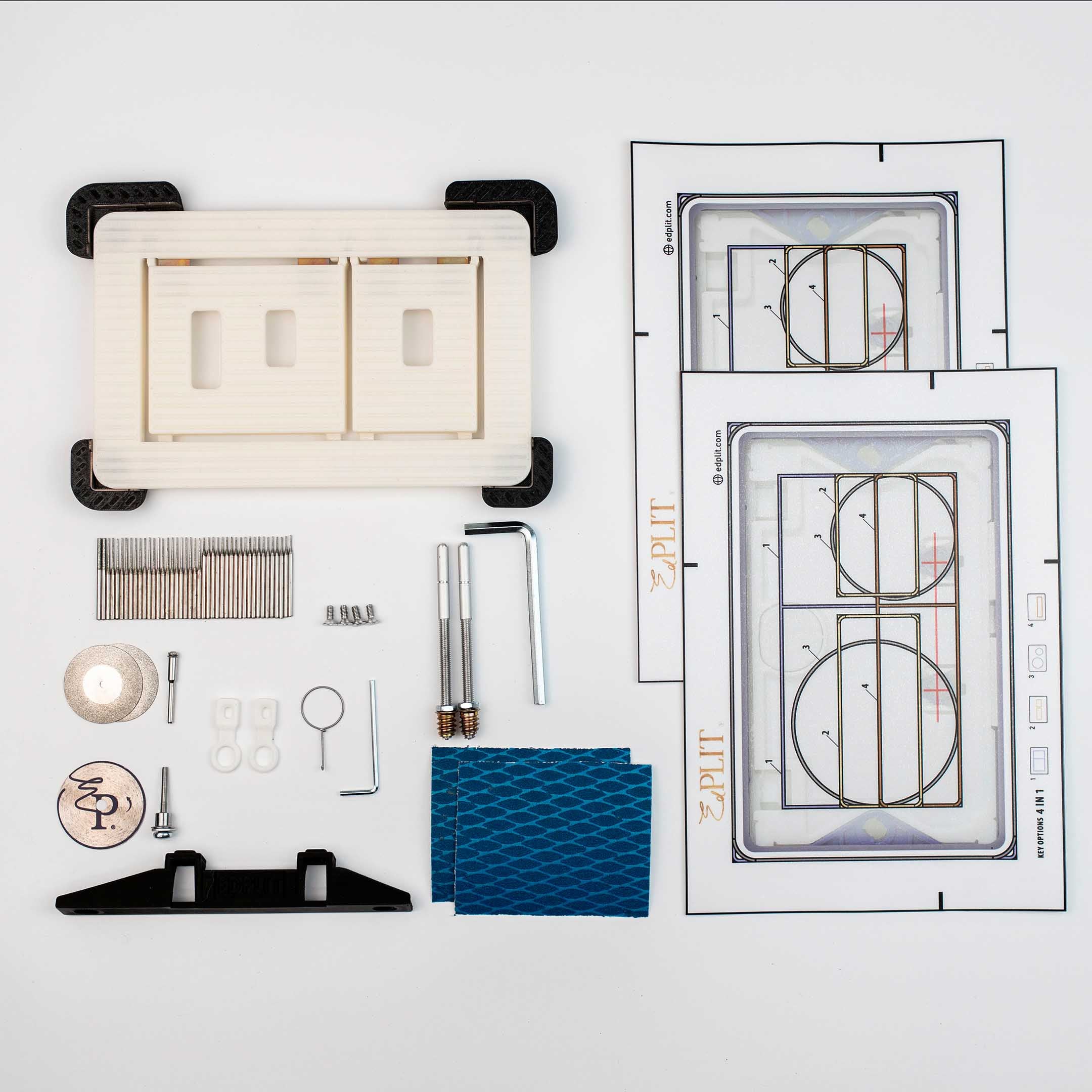Installation template for hidden toilet flush button system, guide for easy concealed flush setup.