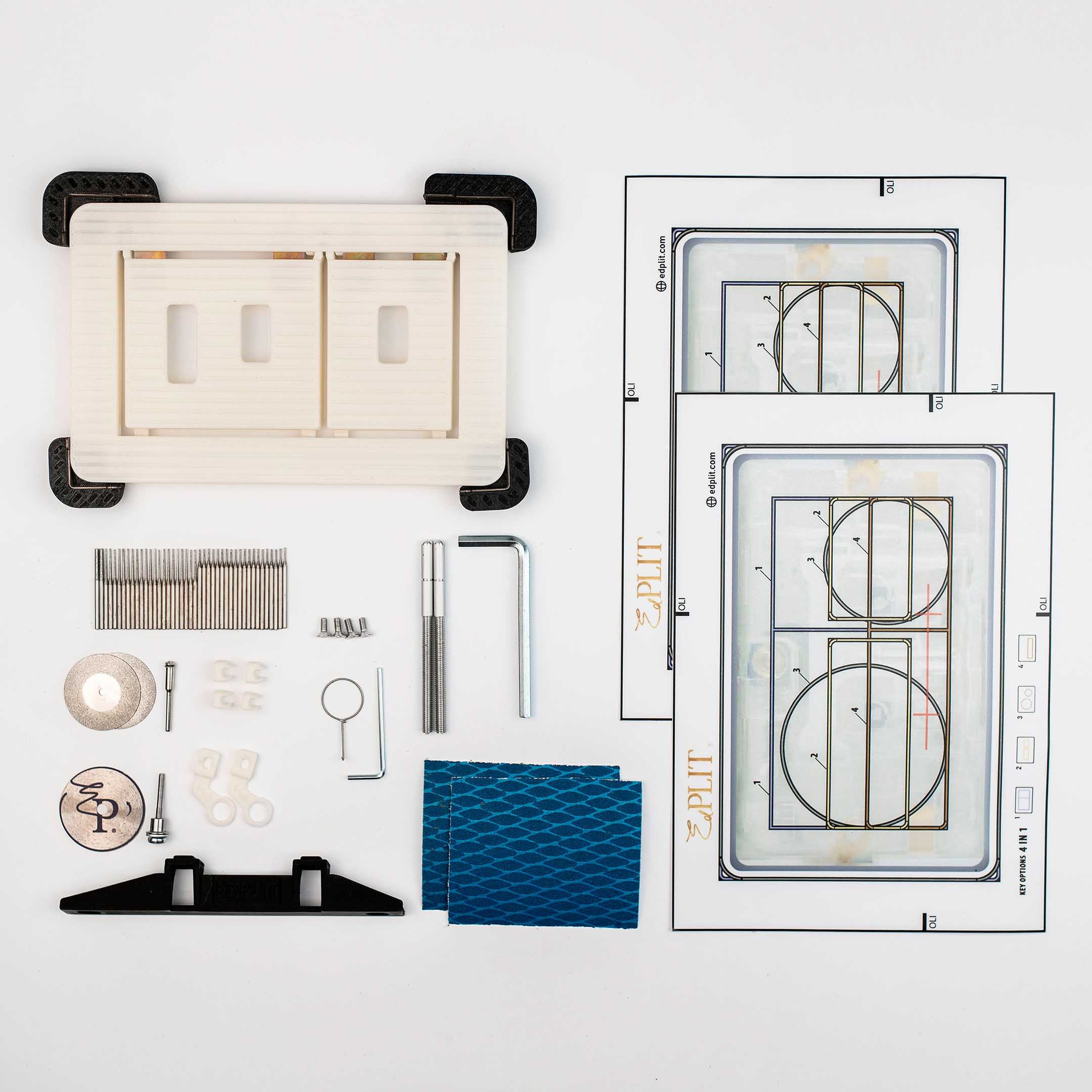 Practical installation stencil for concealed toilet flush button system, user-friendly setup tool.