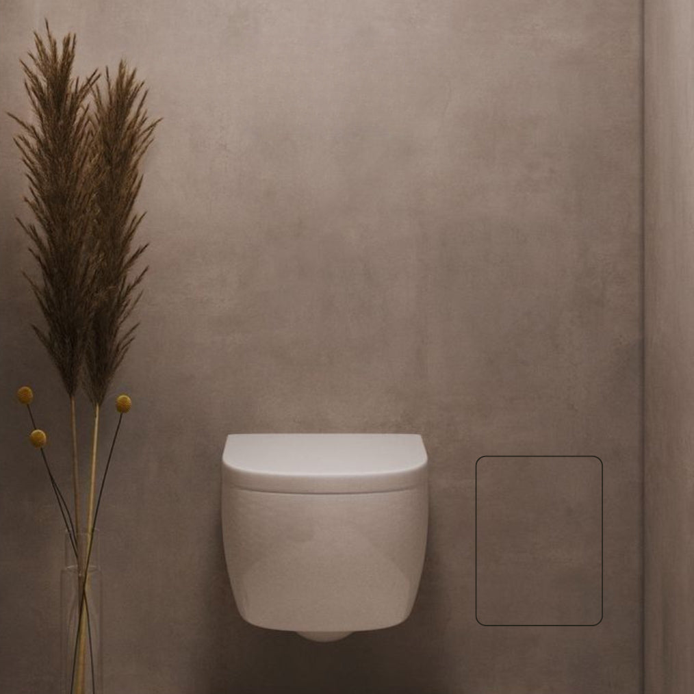 Tile-integrated universal access hatch by Edplit, without consumables, neatly hidden in wall.