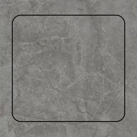 Minimalist installation of Edplit Universal Concealed Access Hatch full kit blending into tile decor.