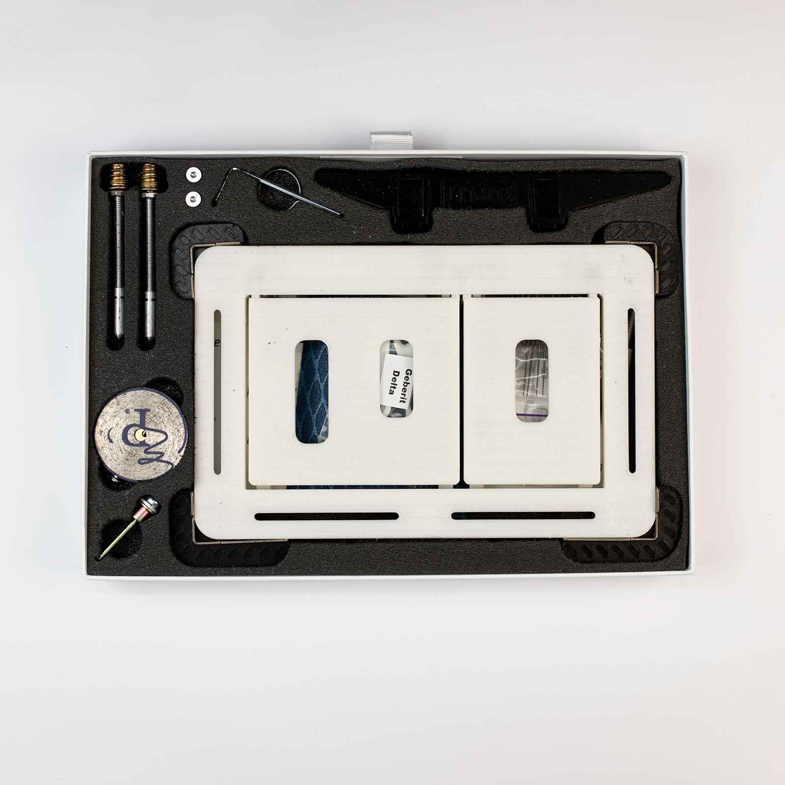 Hidden toilet flush system Edplit InvisiFlush M3 CWG for GROHE with complete installation kit