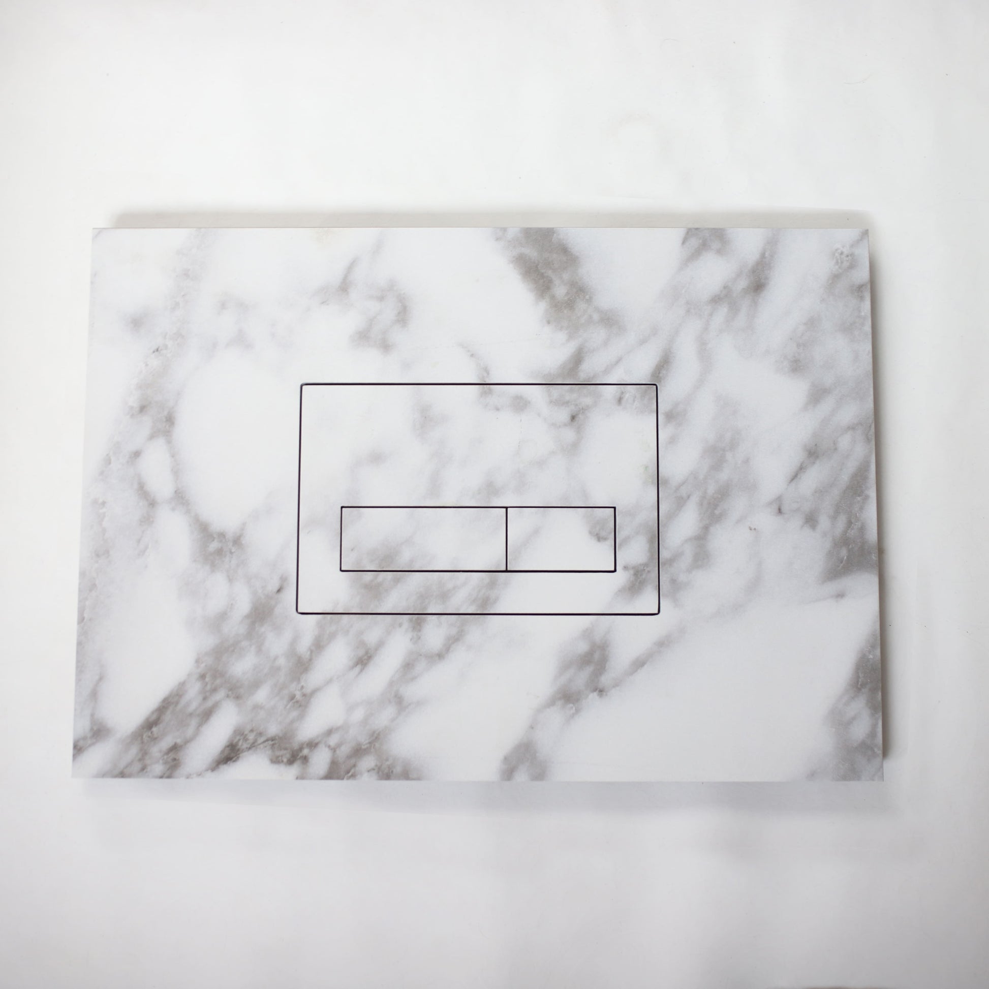 Minimalist wall tile with invisible flush button M2 hidden flush system
