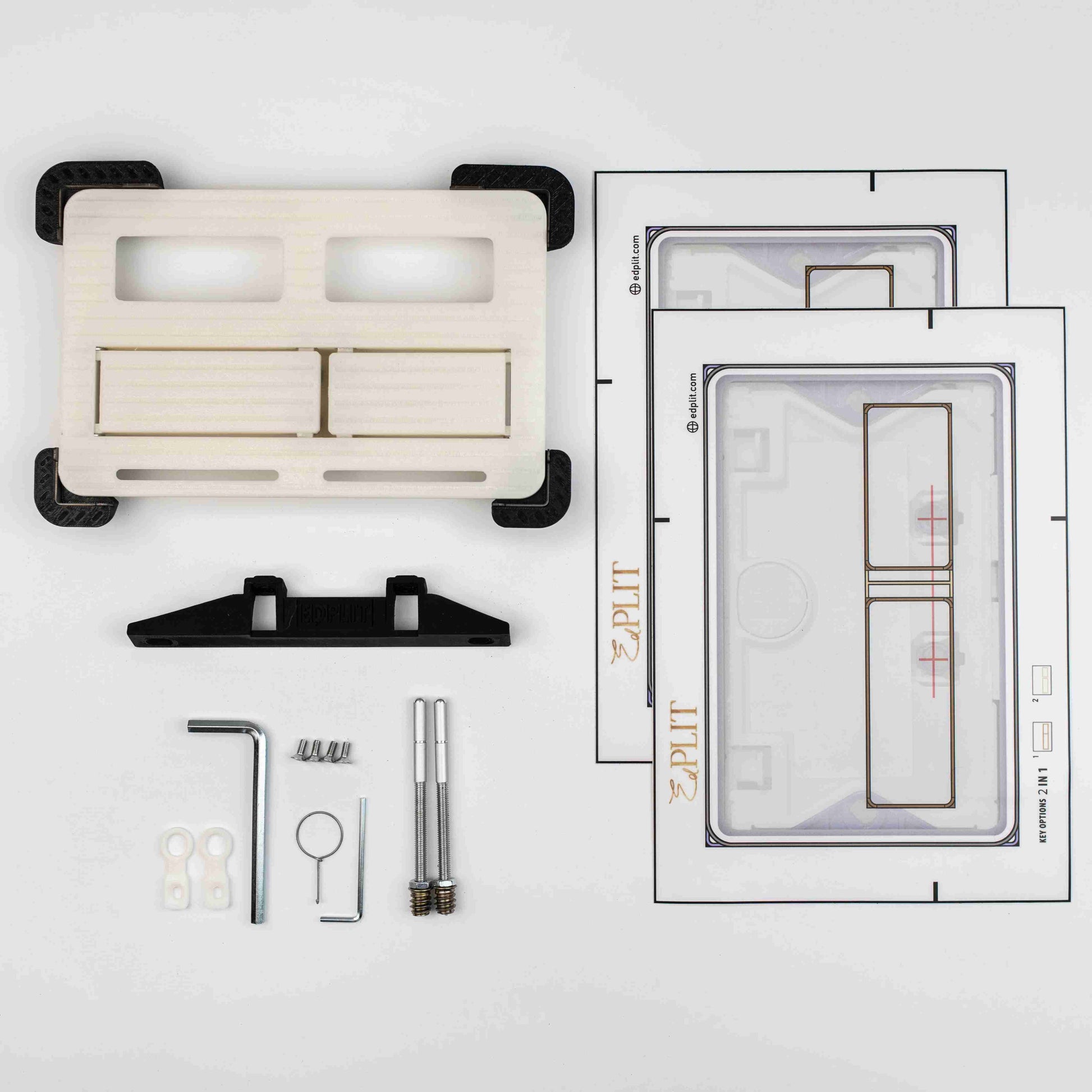 Toilet with Edplit Invisi Tile Touch M2 hidden flush button built into tiles