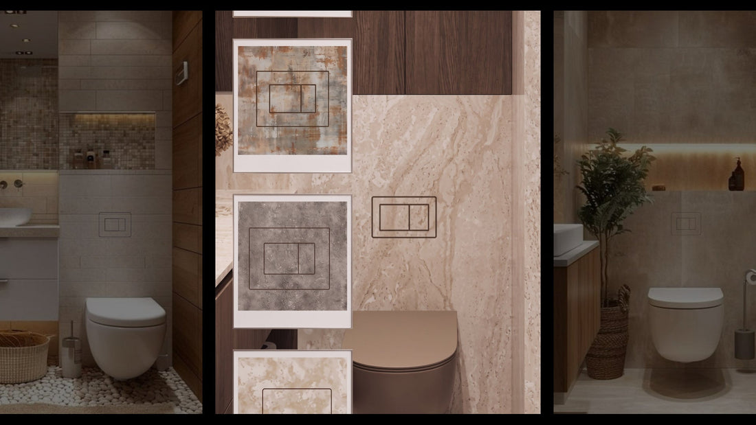 How to Install a Hidden Flush Button in Tile Wall