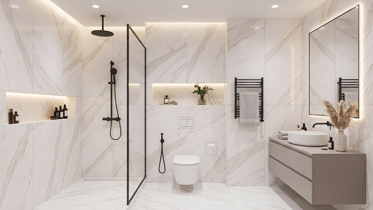 Edplit Tileable Flush Buttons: Compatible with the Leading Concealed Toilet Systems