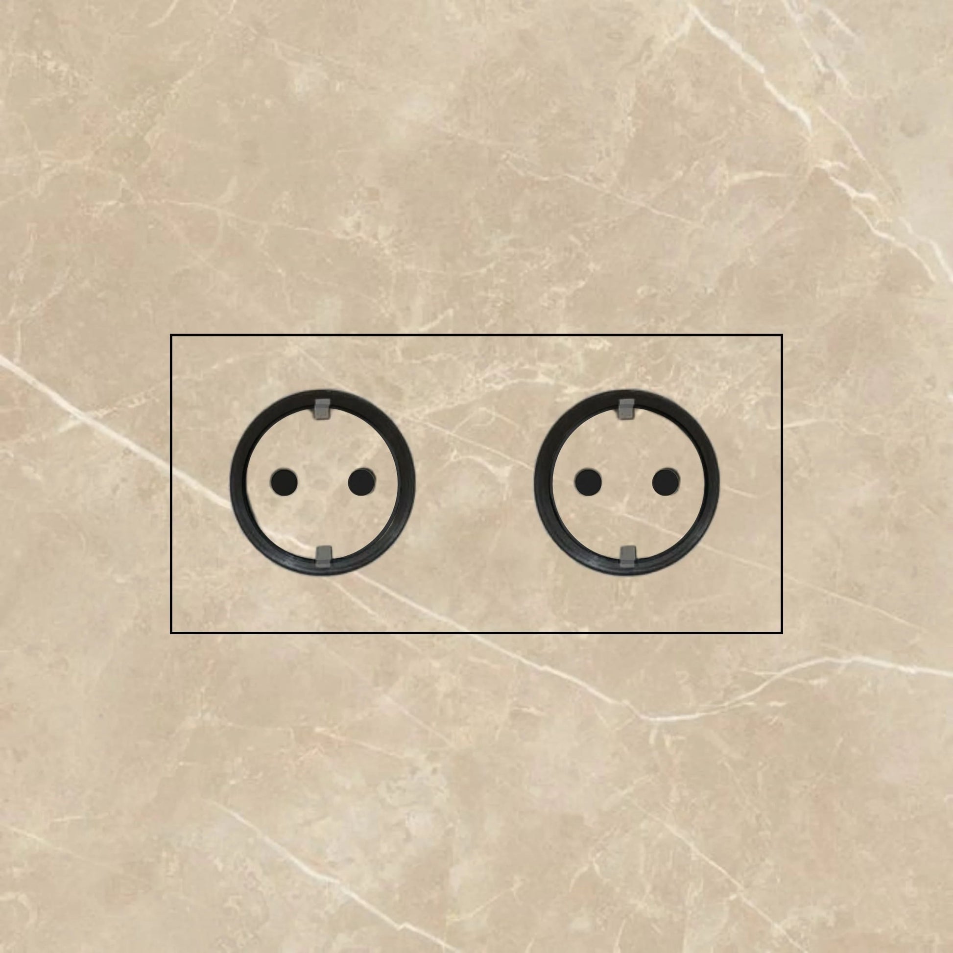  EDPLIT invisible socket outlet seamlessly integrated into tiled wall – minimalist Type-F socket design