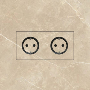  EDPLIT invisible socket outlet seamlessly integrated into tiled wall – minimalist Type-F socket design