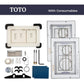 Hidden Toilet Flush Button M1 Edplit  - Compatible with Geberit, AlcaPlast, TECE, JomoTech, OLI, Viega, TOTO