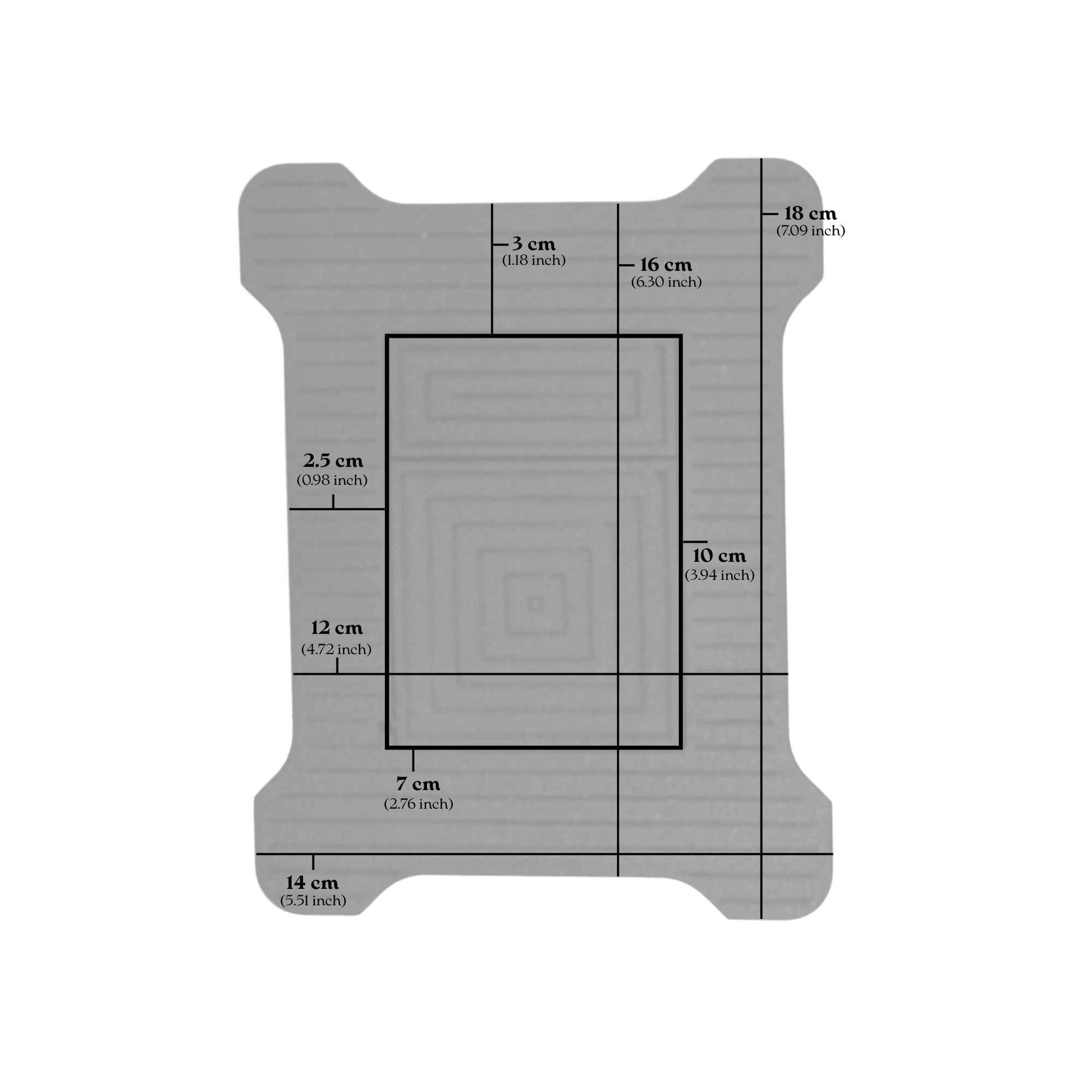 GROHE-compatible Edplit M3 CWG invisible flush button installation parts and mechanism.