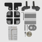 EDPLIT Universal Concealed Access Hatch (full kit)