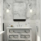 Hidden flush wall switch Edplit for modern bathroom and kitchen design