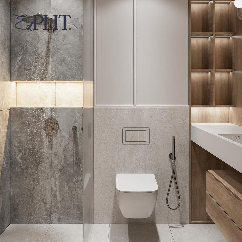 Hidden Flush Button Edplit Invisi Tile Touch