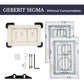 Hidden Toilet Flush Button M1 Edplit  - Compatible with Geberit, AlcaPlast, TECE, JomoTech, OLI, Viega, TOTO