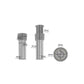 Stylish bathroom with towels hanging on Edplit hidden towel holder set – clean and space-saving.
