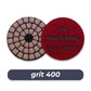 Diamond sanding/polishing pads ∅ 50 mm, grit 50/100/200/400 - 3 pcs
