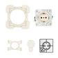 Tile flush EDPLIT invisible socket outlet for minimalist and modern interiors