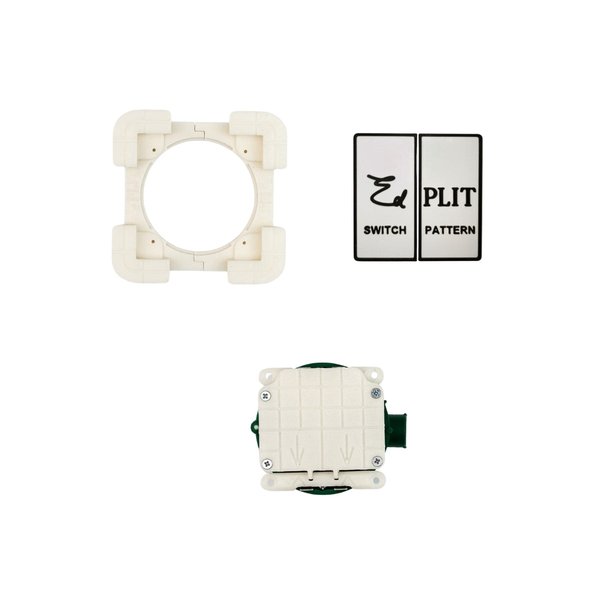 Invisible push switch with durable construction for modern homes