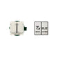 Close-up of EDPLIT Invisible Push Switch activated by tile touch, part of the Invisible Socket Outlet system.