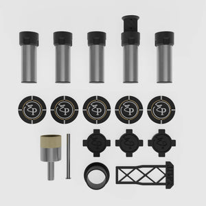 Stylish bathroom with towels hanging on Edplit hidden towel holder set – clean and space-saving.