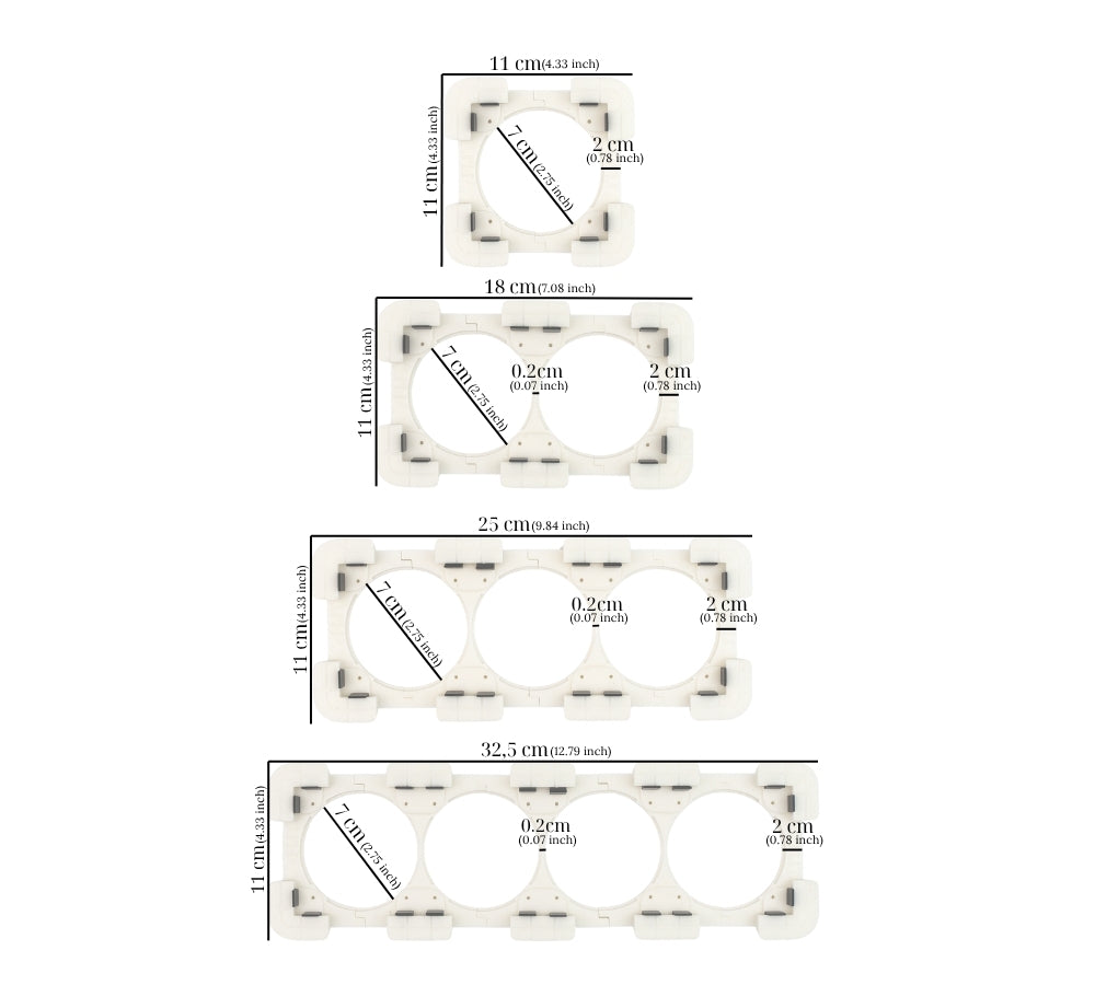 Modern hidden electrical socket outlet EDPLIT with safe durable construction