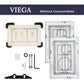 Hidden Toilet Flush Button M1 Edplit  - Compatible with Geberit, AlcaPlast, TECE, JomoTech, OLI, Viega, TOTO