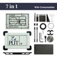 EDPLIT M1 7-in-1 flush plate kit with consumables