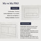 Hidden flush button M2 PRO - Сompatible with Geberit, AlcaPlast, TECE, Viega, VitrA, JomoTech, Cersanit, TOTO