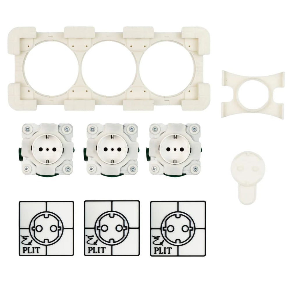 Hidden Power Outlet System Edplit - Type F Schuko Socket