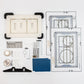 Hidden Toilet Flush Button M1 Edplit  - Сompatible with Geberit, TECE, JomoTech, OLI, Viega