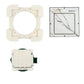 Invisible push switch with durable construction for modern homes