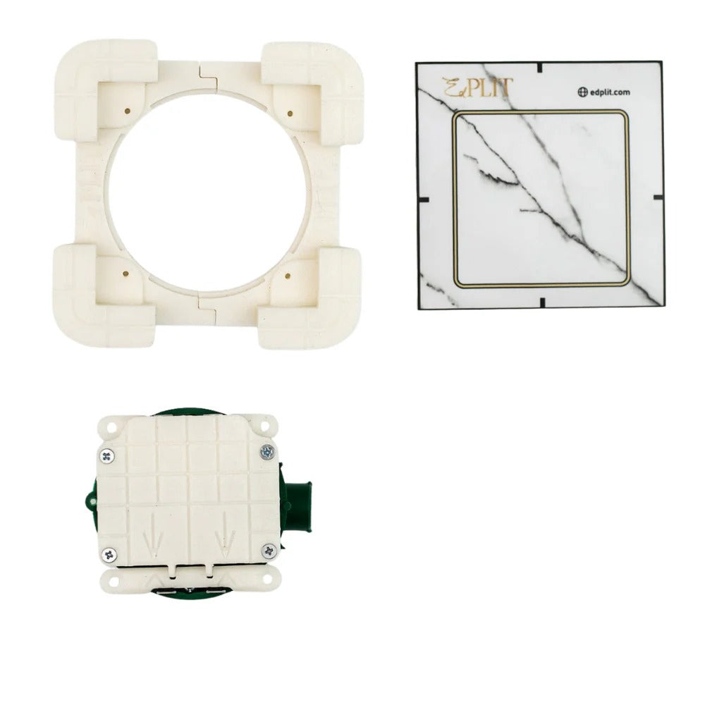 Invisible push switch with durable construction for modern homes
