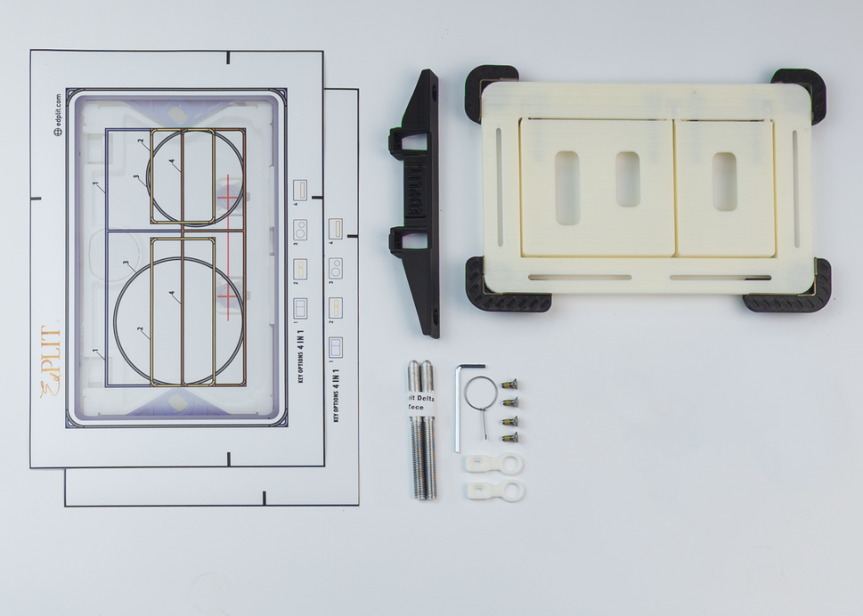 Hidden flush button Edplit Invisi Tile Touch  (without consumables)