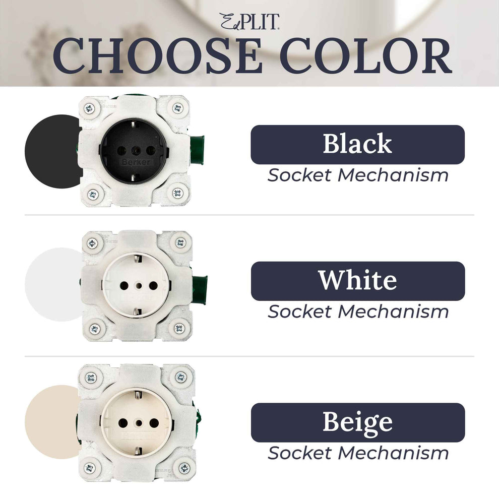 Edplit hidden Outlet | Innovative concealed flush-mounted sockets