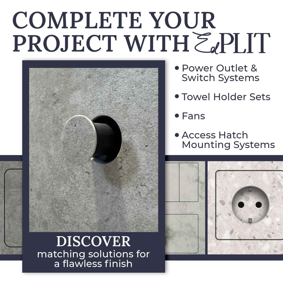 Edplit hidden Outlet | Innovative concealed flush-mounted sockets