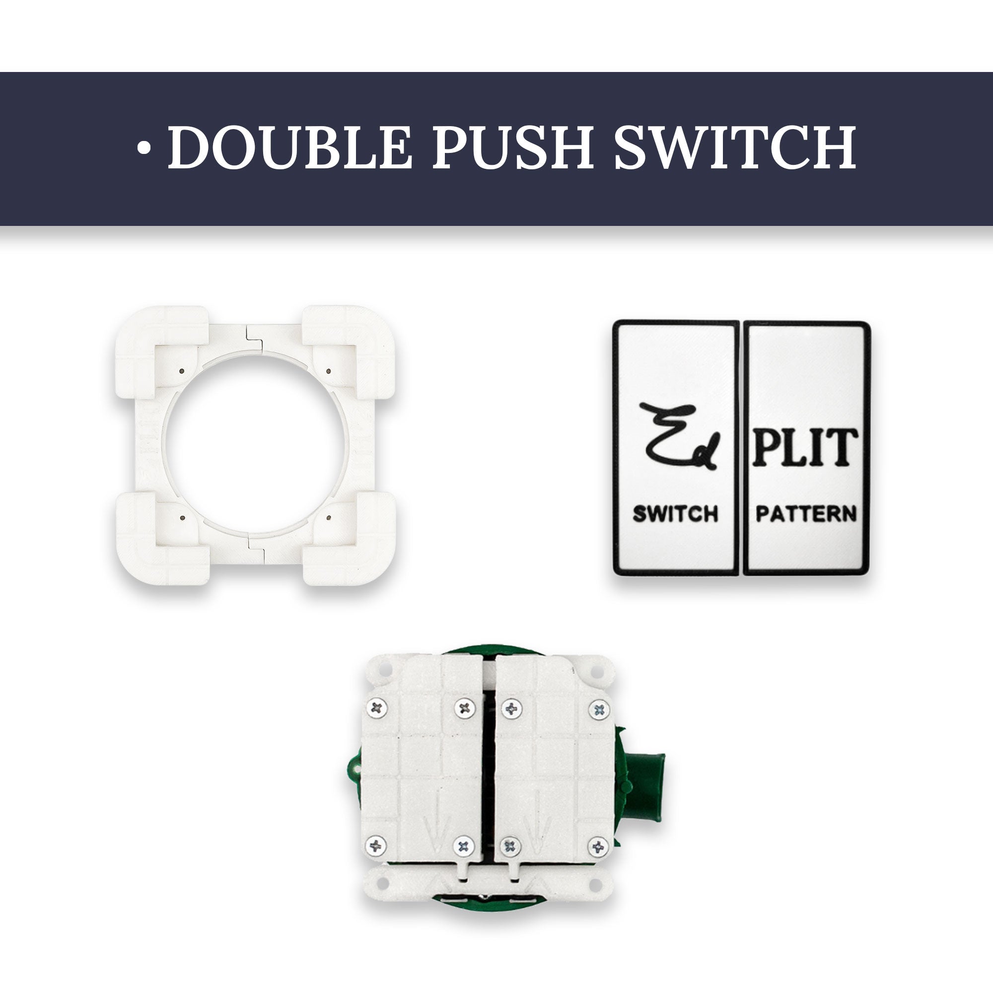 Система прихованого вимикача живлення Edplit - одинарні та подвійні моделі