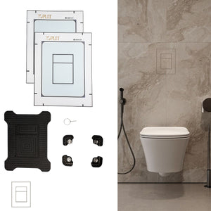 Skjult spyleknapp EDPLIT M3 Kompatibel med GROHE (uten forbruksvarer)
