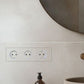 Interior design with EDPLIT invisible socket outlet – elegant seamless finish