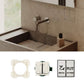 Invisible push switch with durable construction for modern homes