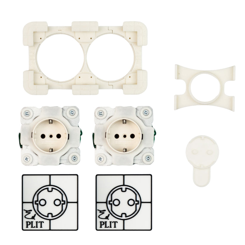 Hidden Power Outlet System Edplit - Type F Schuko Socket