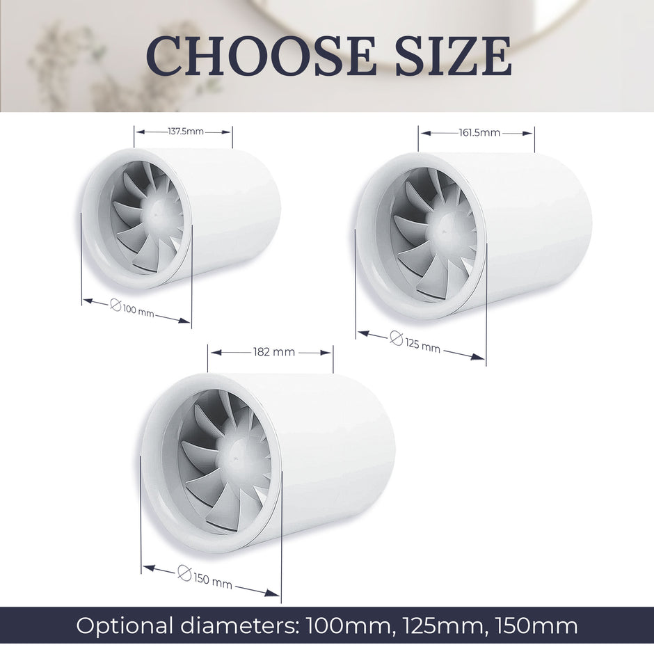 Bathroom Exhaust Fans & Concealed Extractor Fans | Edplit