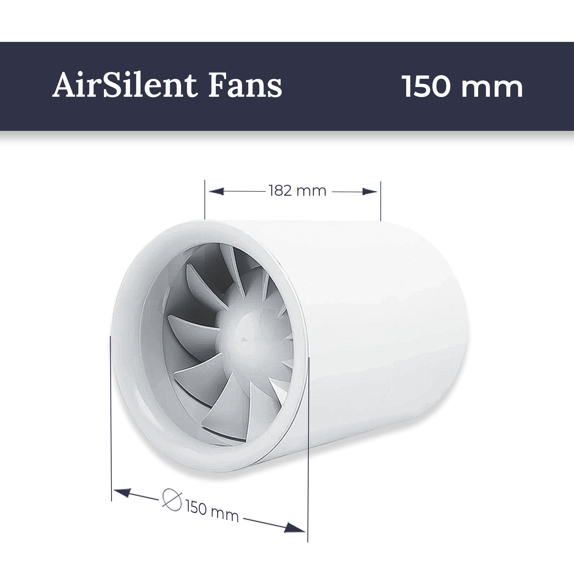 AirSilent Fans 100/125/150 EDPLIT
