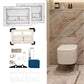 Bouton de chasse d'eau caché Edplit Invisi Tile Touch M2