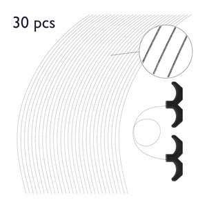 Flexible diamond-coated wire for detailed tile and stone cutting — ideal for flush button installations.