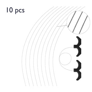 Flexible diamond-coated wire for detailed tile and stone cutting — ideal for flush button installations.
