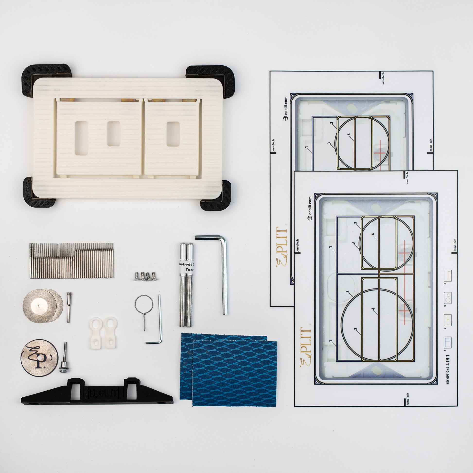 Hidden Flush Button Edplit Invisi Tile Touch