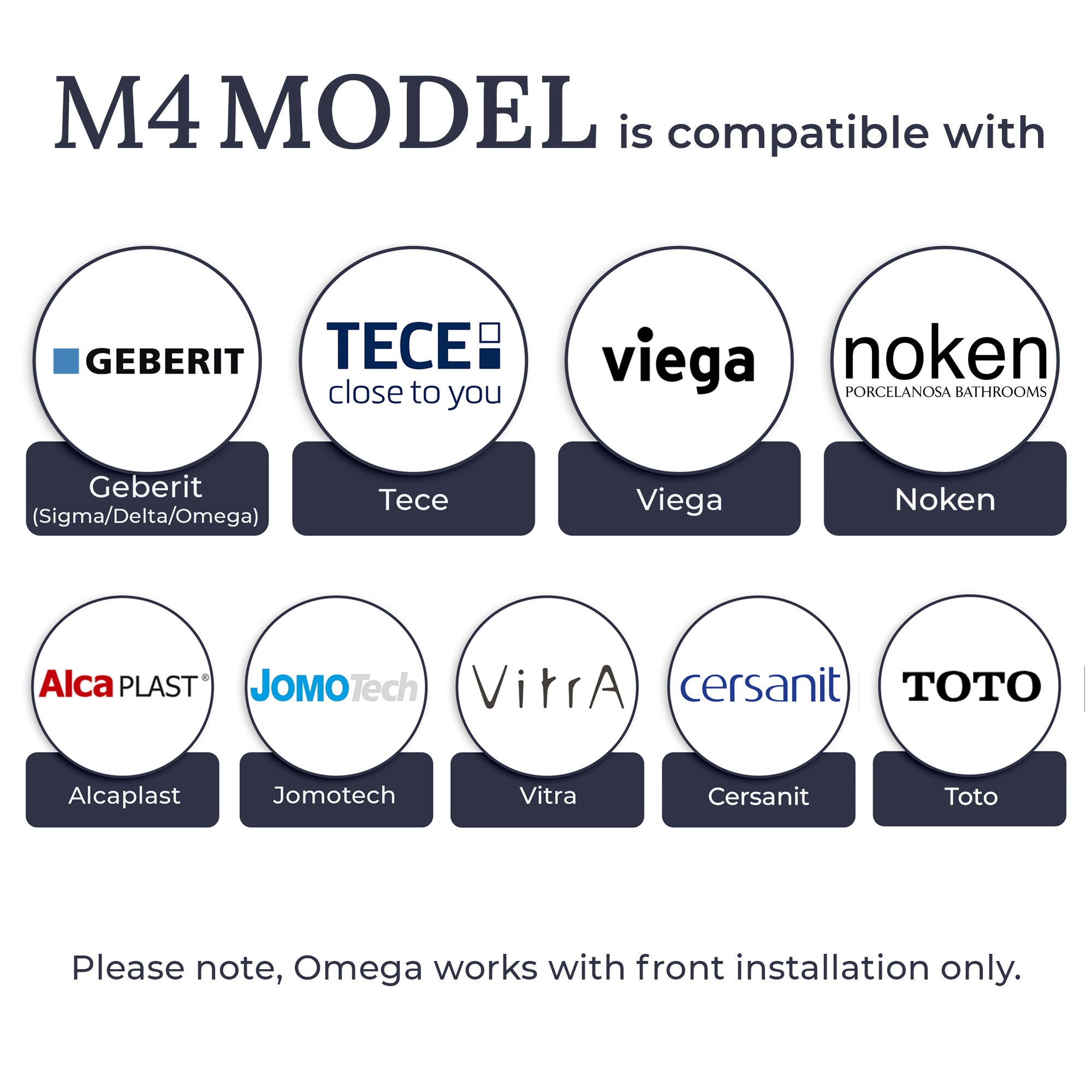 Ftameless Button Frameless Hidden Flush Button M4 for Tiled Walls | Edplit