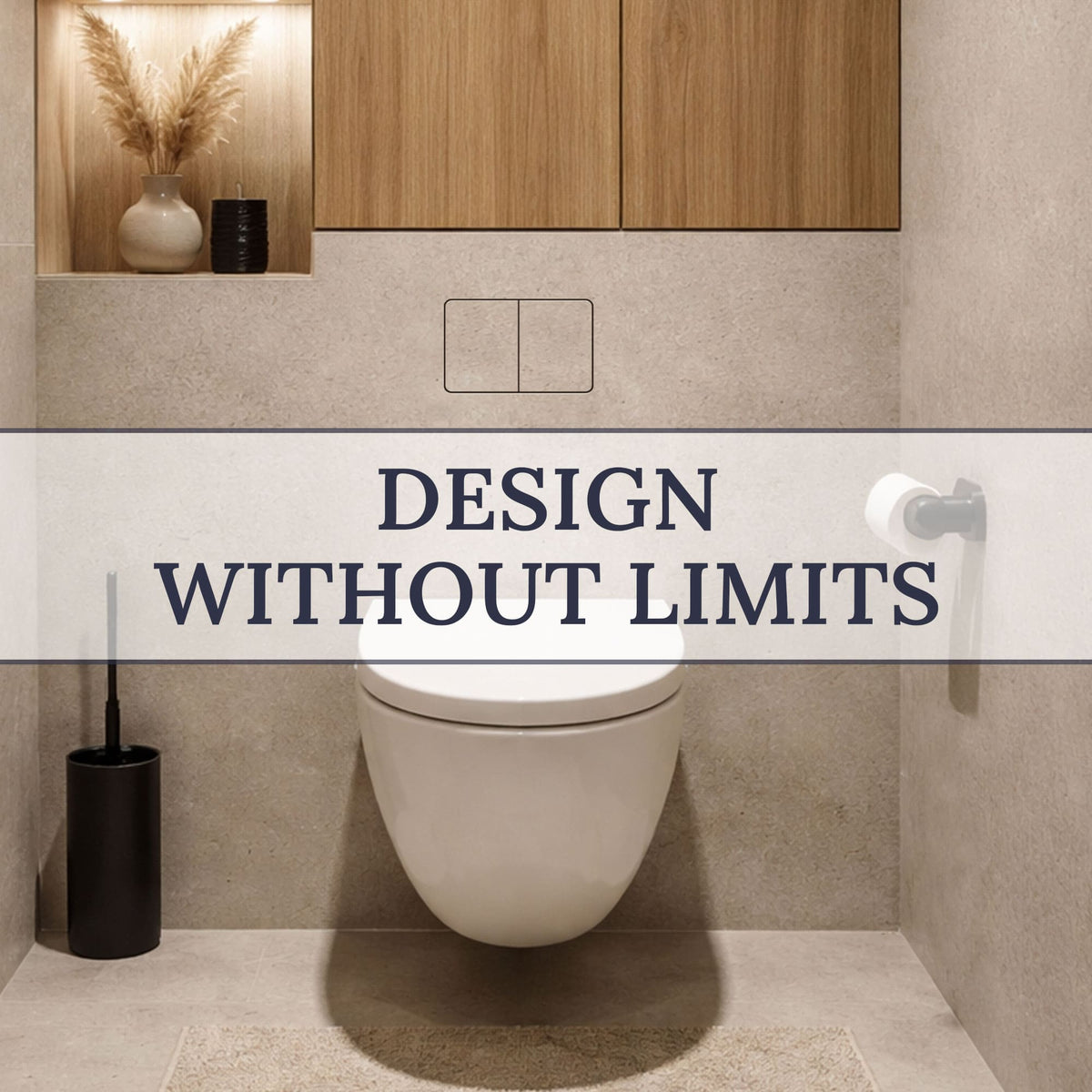 Ftameless Button Frameless Hidden Flush Button M4 for Tiled Walls | Edplit