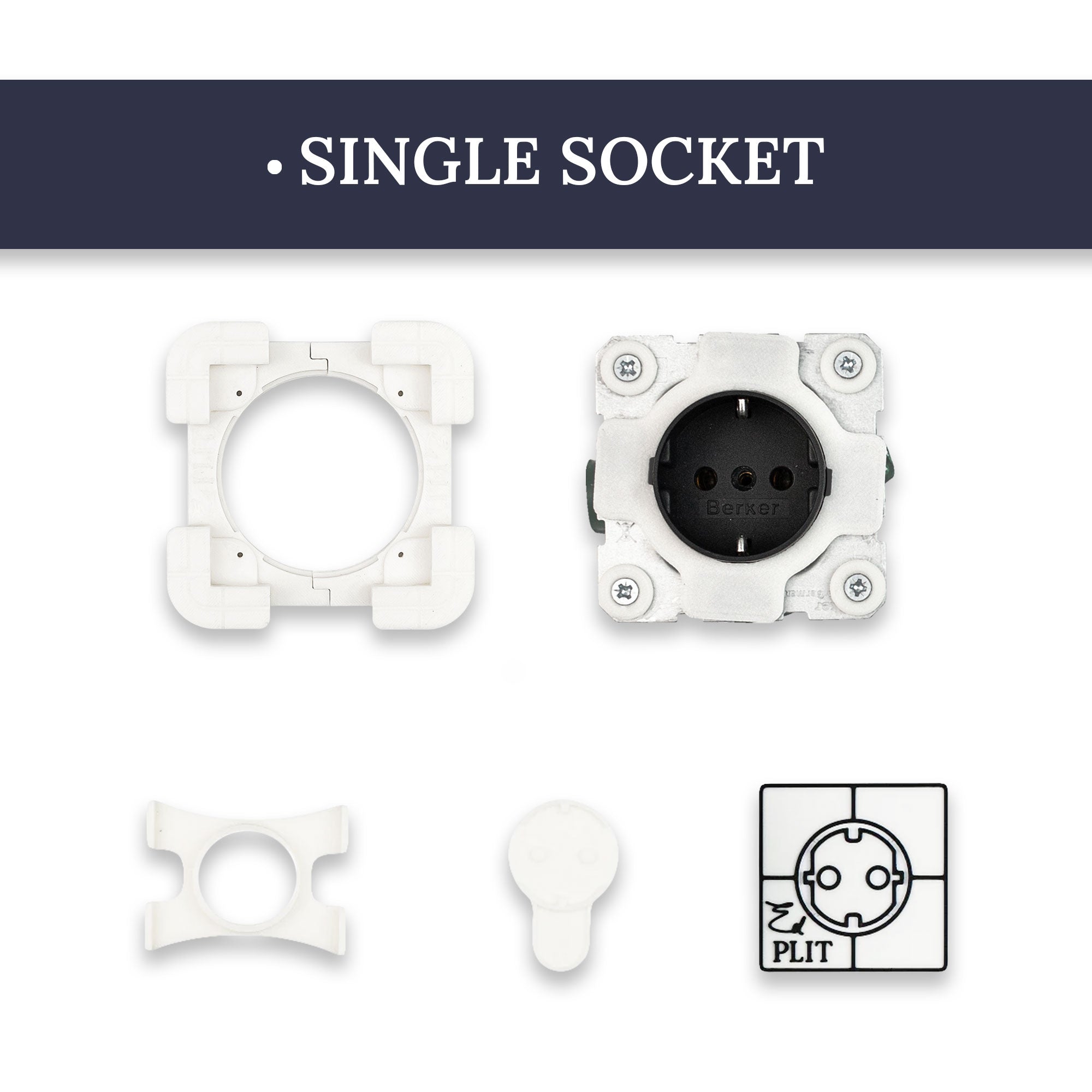 Invusibal Outlets Invisible Socket Outlet for Tiled Walls | Edplit
