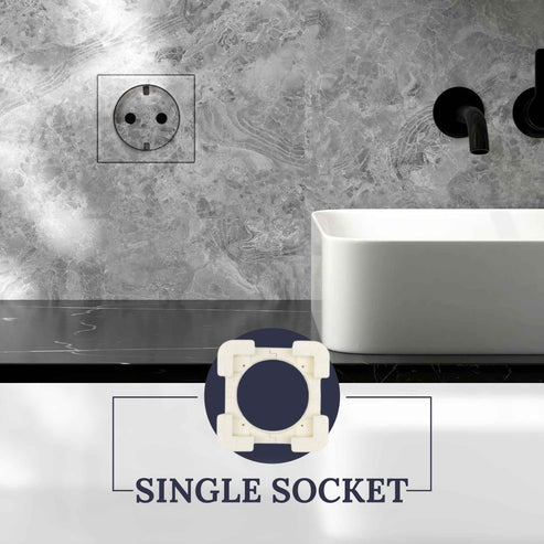 Invisible Socket Outlet for Tiled Walls | Edplit