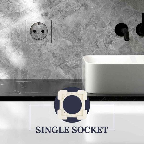 Invisible Socket Outlet for Tiled Walls | Edplit
